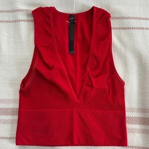 out from under cropped top